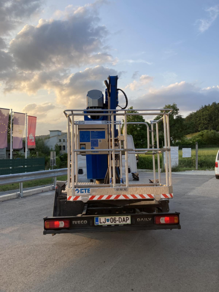 Iveco Daily delavna košara do 24 m-CTE MP 24 C